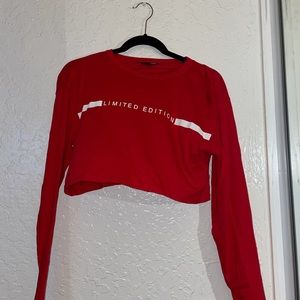 Limited edition red long sleeve